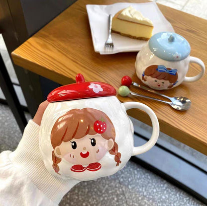 Kawaii Girl Coffee Mug - 