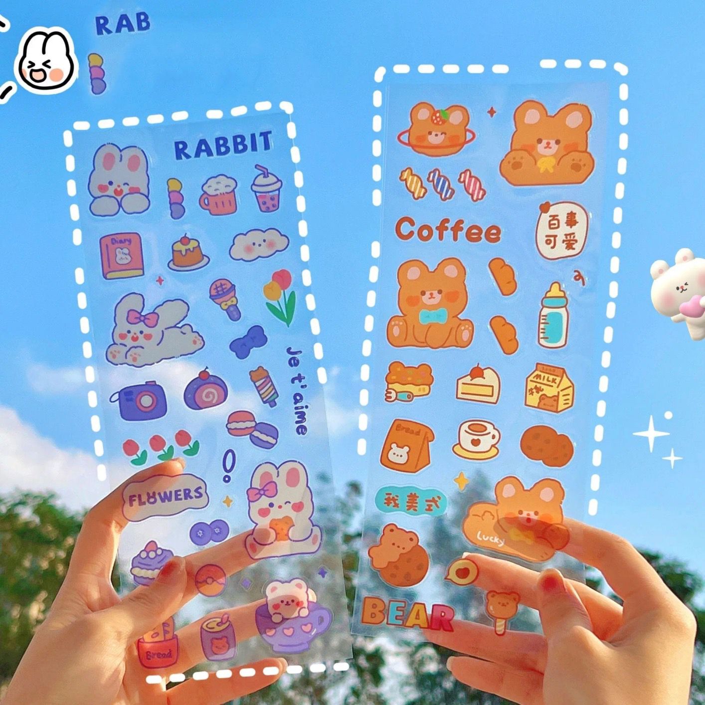 Kawaii Stickers Sheet - 