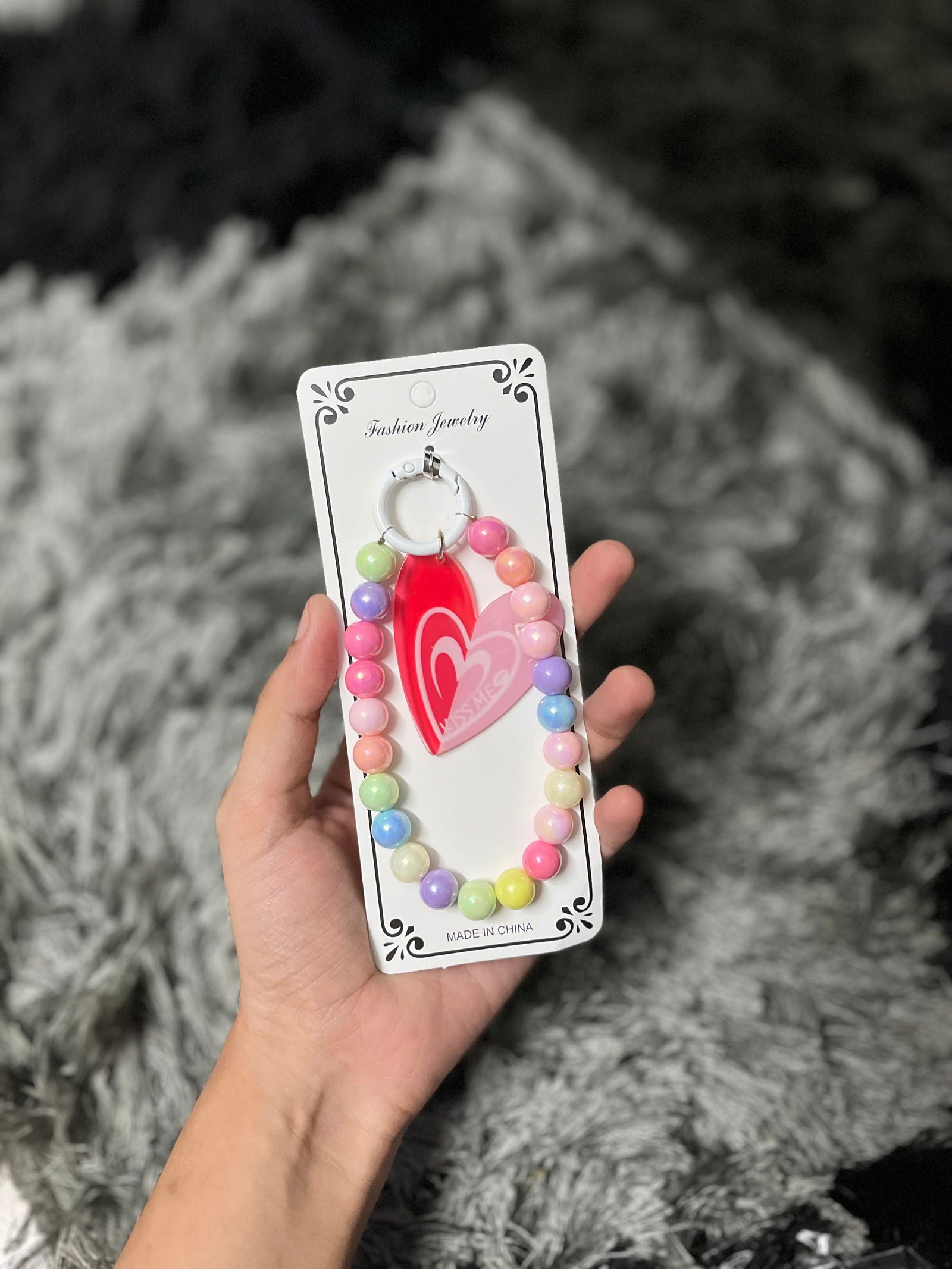 Kiss Me Phone Charm - 