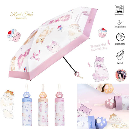 Kitty Umbrellas with paw handle - 