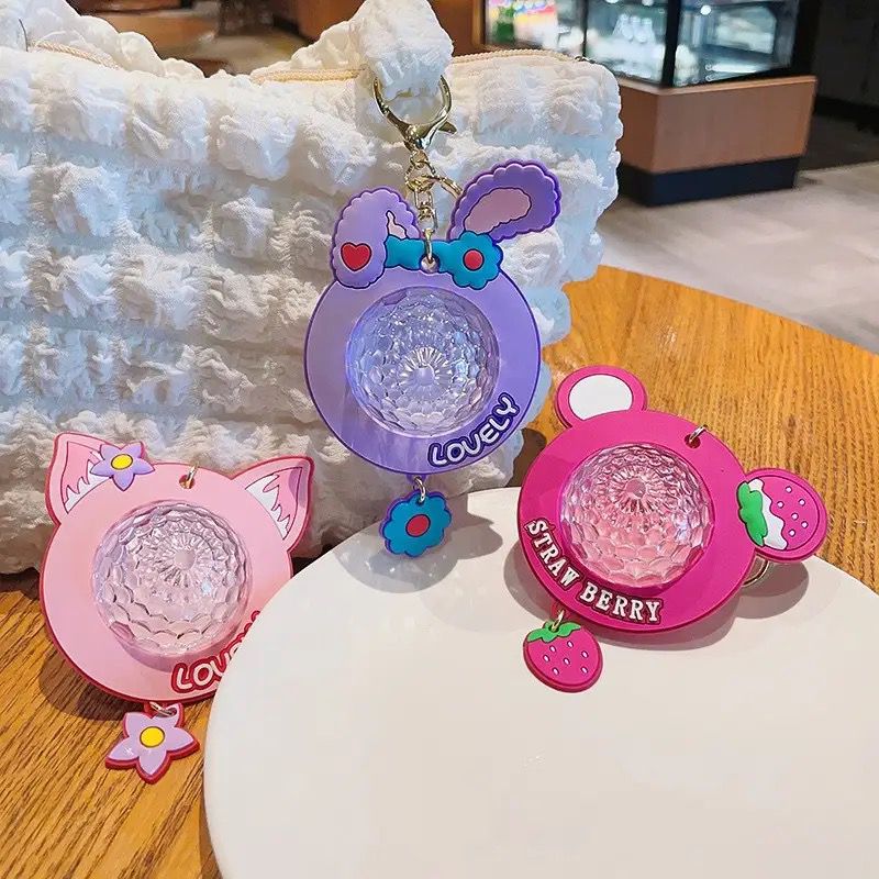 Luminous Star Projector Keychain - 