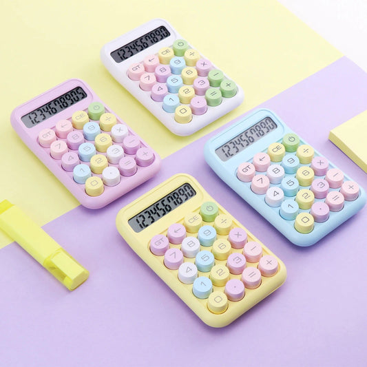 Macaron Typewriter Style Calculator - 