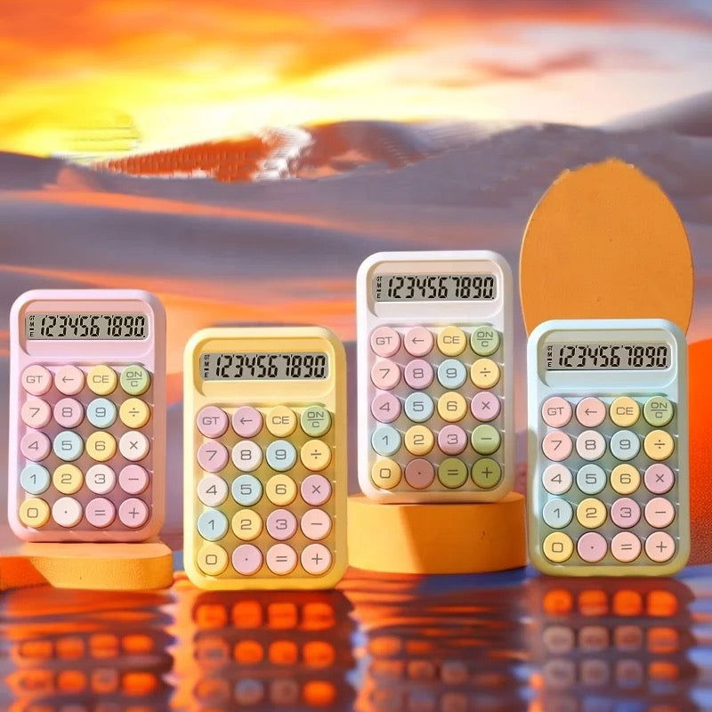 Macaron Typewriter Style Calculator - 