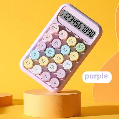 Macaron Typewriter Style Calculator - 