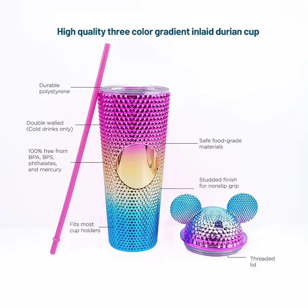 Mickey Ombré Sippers - 