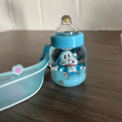 Milk Bottle Water Keychain - 