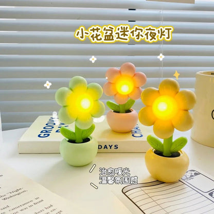 Mini Flower Pot Lamp - 