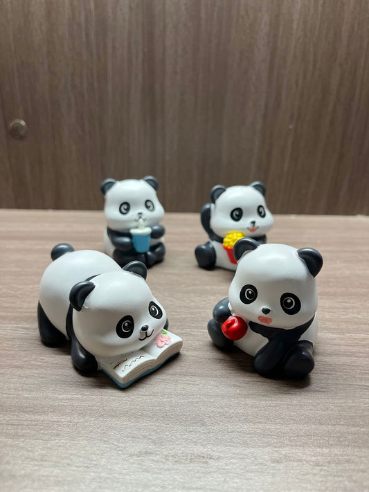 Miniature Panda Showpiece / Paper Weight - 