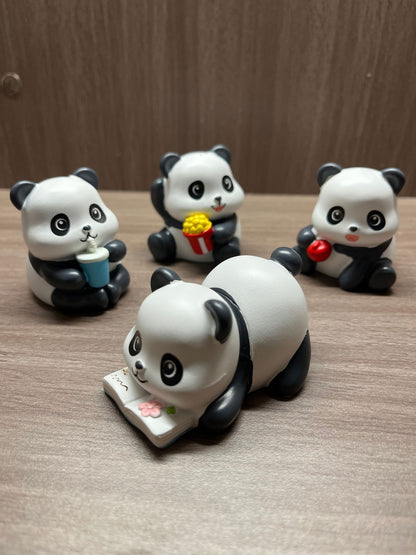 Miniature Panda Showpiece / Paper Weight - 