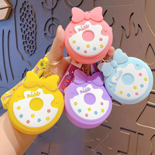 Minnie Donut Silicon Coin Pouch - 