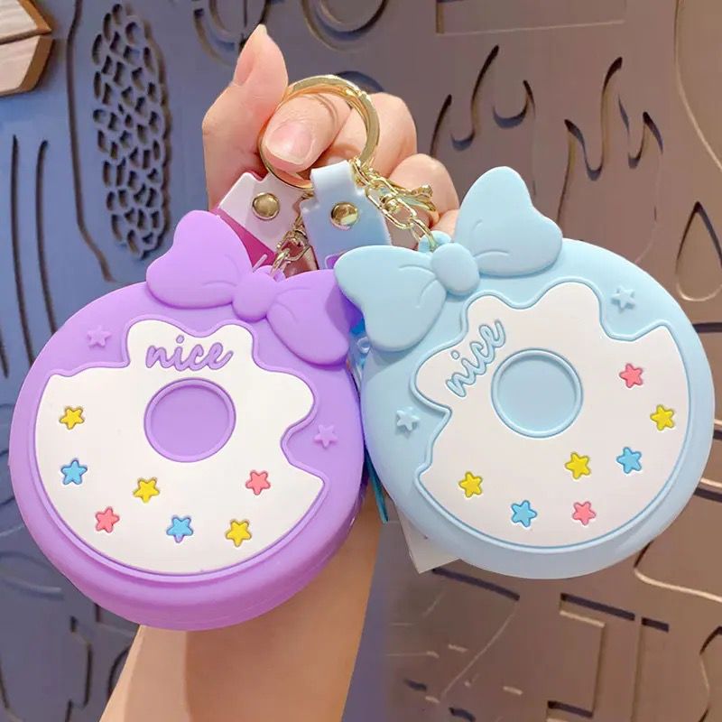 Minnie Donut Silicon Coin Pouch - 