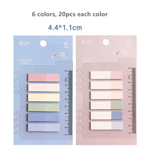 Morandi Pastel Label Sticky Notes - 