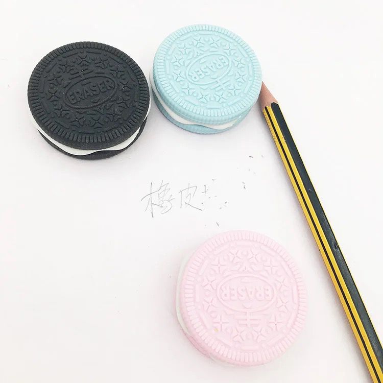 Oreo & Macaron Erasers - 