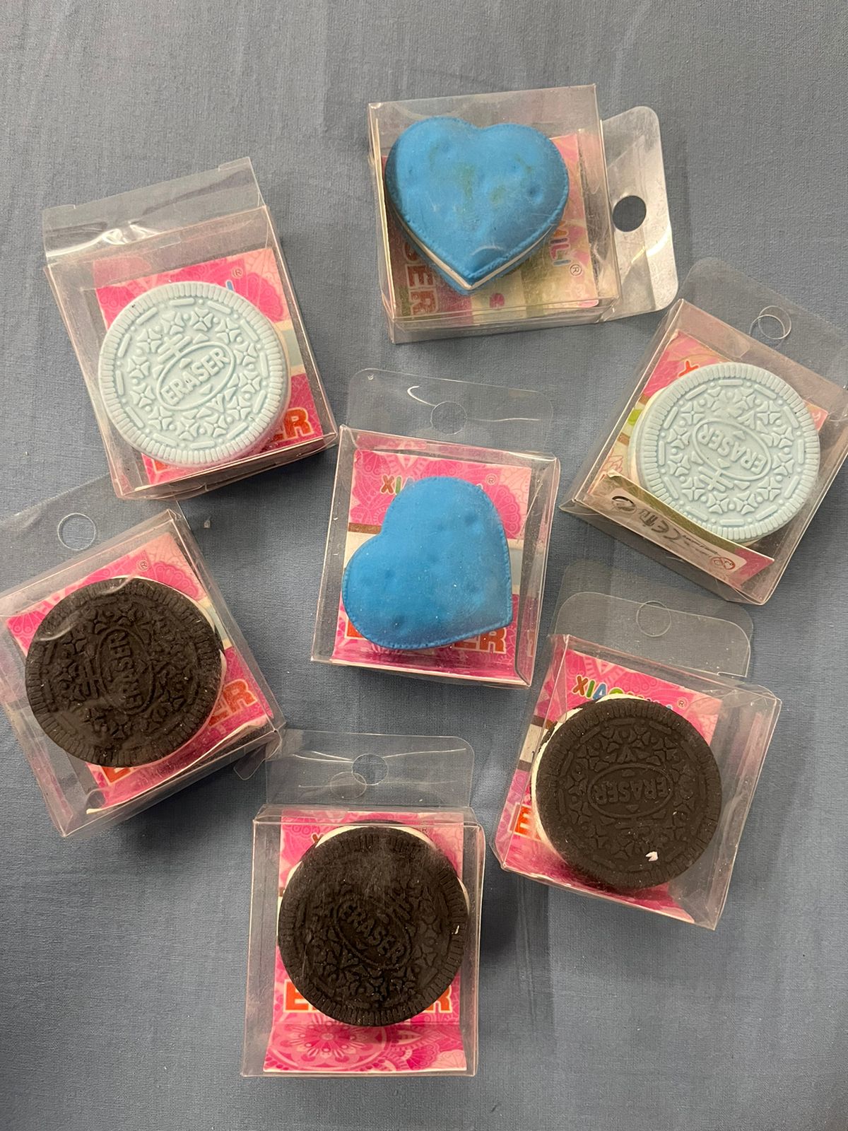 Oreo & Macaron Erasers - 