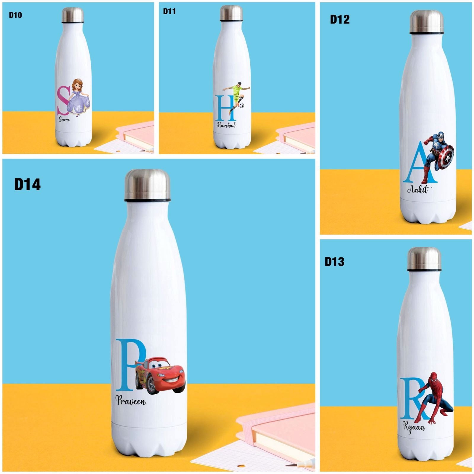 Personalized Cola Thermal Steel Bottle - 