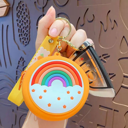Rainbow Silicon Coin Pouch - 