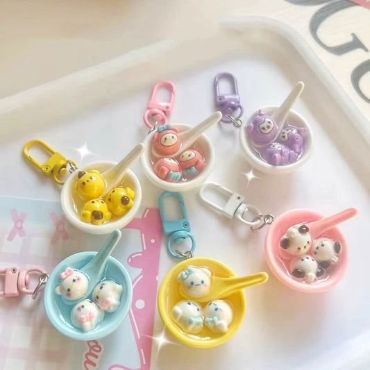 Sanrio Soup Bowl Keycharm - 