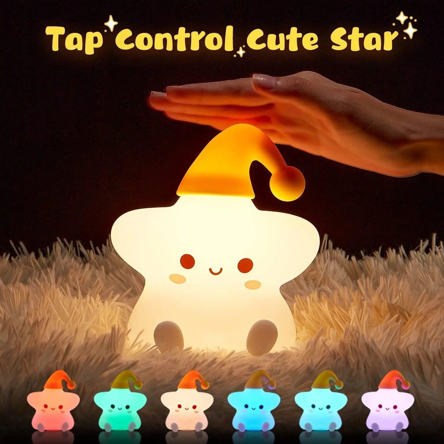 Silicon Star Touch Lamp - 