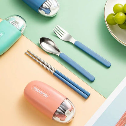 Stainless Steel Portable Cutlery Set - 