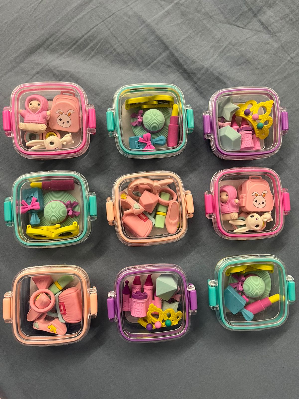 Tiffin Box Erasers - 