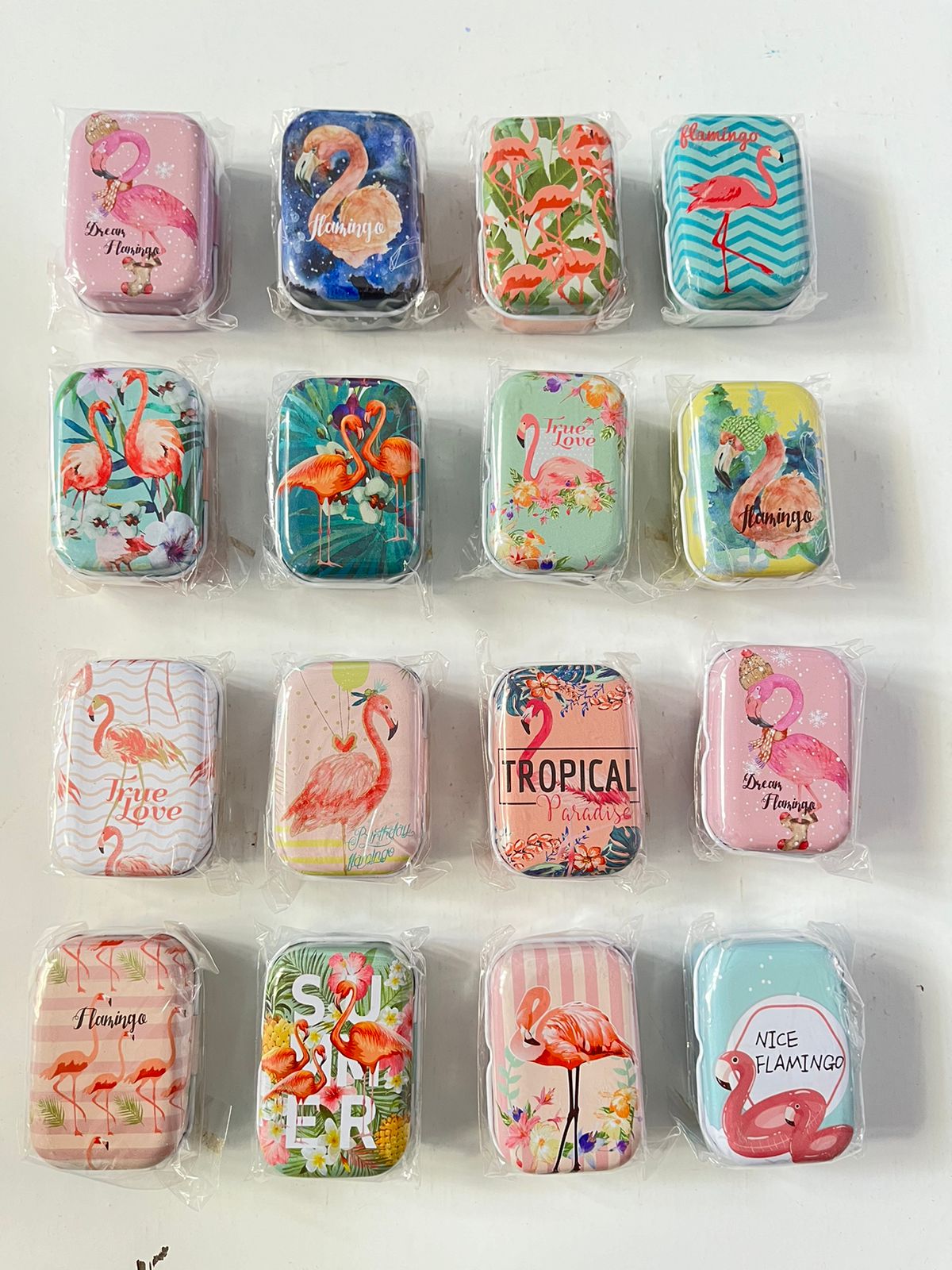 Tropical Flamingo Mini Tins - 