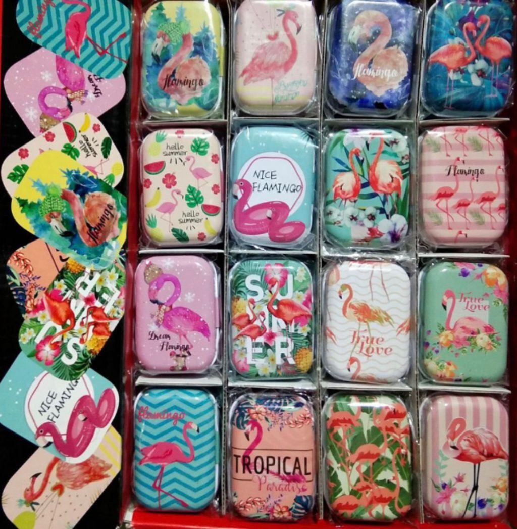 Tropical Flamingo Mini Tins - 
