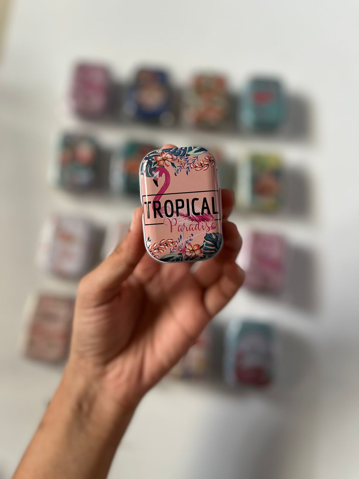 Tropical Flamingo Mini Tins - 