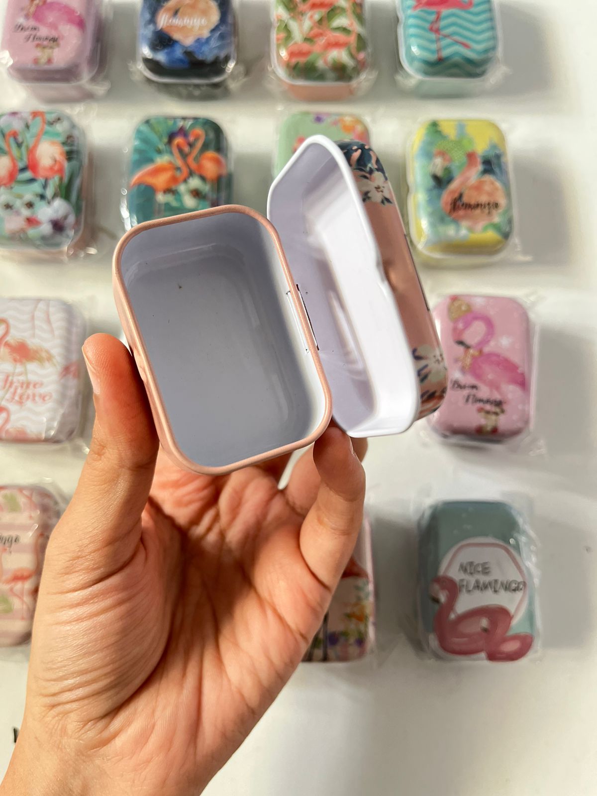 Tropical Flamingo Mini Tins - 