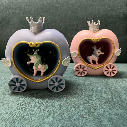Unicorn Chariot Lamp - 