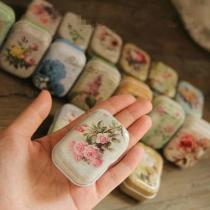 Vintage Floral Tins - 